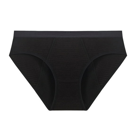 FLMEI Women's Incontinence Underwear Cotton Leakproof Panties Womens Postpartum Menstrual Protective Briefs Large Size Thin Underpants S-XXL