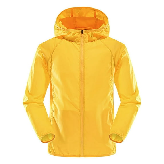 FLMEI Women's Men Sun Protection Jacket Summer Upf50+UV Rashguard Hooded Sun Shirt Loose Sunsuits Tops for Unisex M- 4XL