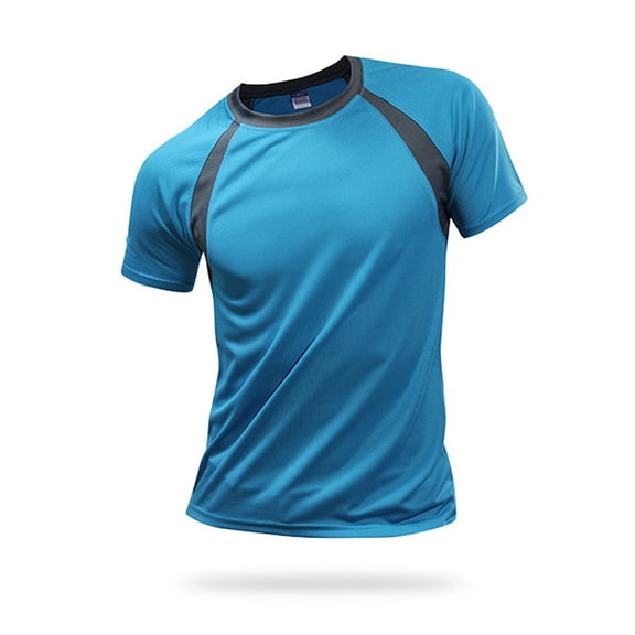FLMEI Women's Men's Short Sleeve Shirts Womens Sun Protection Quick Dry T-Shrit Outdoor Yoga Running Workout Tops for Mens S-4XL