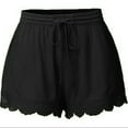 thumbnail image 1 of FLMEI Women's Shorts Casual Summer Elastic Waist Comfortable Stylish Adjustable waist Short S-5XL, 1 of 7