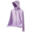 thumbnail image 1 of FLMEI Women's Sun Protection Clothing Women UPF 50+ Sun Protection Hoodie Jacket Long Sleeve Sun Shirts Hiking Outdoor with Pockets, 1 of 9