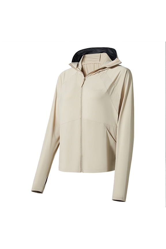 Women's UPF 50+ Sun Protection Hoodie Jacket Lightweight Full Zip Running Jacket Athletic Jacket M-XXL