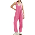 thumbnail image 1 of FLMEI Womens Jumpsuits Casual Summer Onesie Rompers Sleeveless Loose Baggy Overalls Jumpers Adjustable Shoulder Strap Summer Clothes S-XXL, 1 of 8