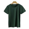 thumbnail image 1 of FLMEI Womens T Shirts Tees Female Short Sleeve Crewneck Loose Summer Clothes Tees Casual Basic Tunic Tops Tshirts Shirts for Women S-XXXL, 1 of 9