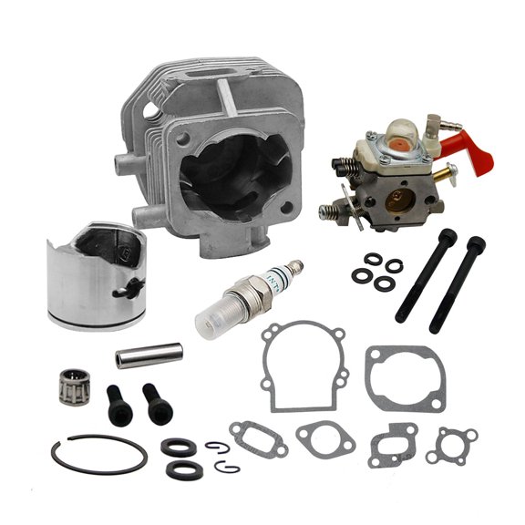 FLMLF 29CC Engine 2 Bolt Cylinder Head + Carburetor Kit for 1/5 HPI ROFUN ROVAN KM BAJA FG Losi 5ive T GoPed RedCat Rc Car Parts