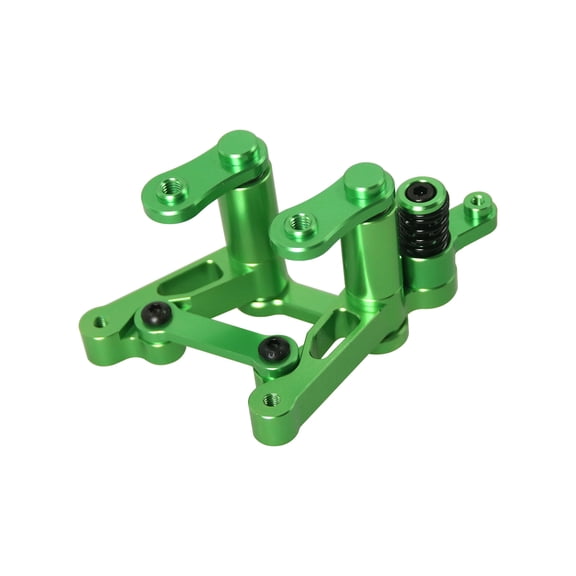 FLMLF Alloy Steering Wiper Arm Set Green for 1/5 RC HPI Baja 5B 5T 5SC RC Car Parts