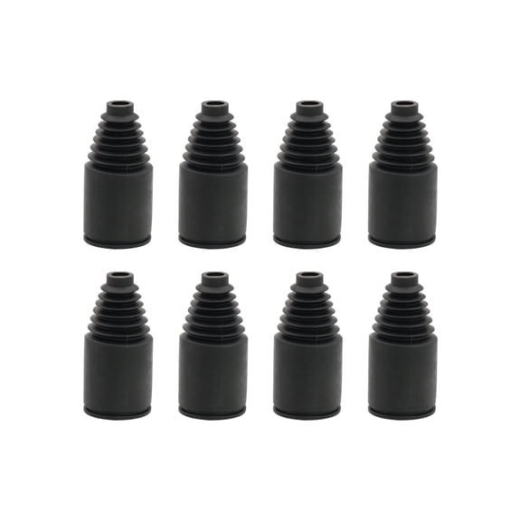 FLMLF RC Axle Boot 8PCS Quality Plastic 23 x 47mm Shock Boot Half-Shaft Dust Cover Black for 1/5 RC Remote Car Hpi Baja Rovan King Motor 5B 5T 5SC