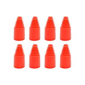 FLMLF RC Axle Boot 8PCS Quality Plastic 23 x 47mm Shock Boot Half-Shaft Dust Cover Red for 1/5 RC Remote Car Hpi Baja Rovan King Motor 5B 5T 5SC