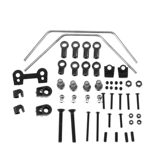 FLMLF RC Car Anti-Sway Bar Stabilizer Set for 1/5 HPI Baja 5B 5T 5SC ROVAN King Motor