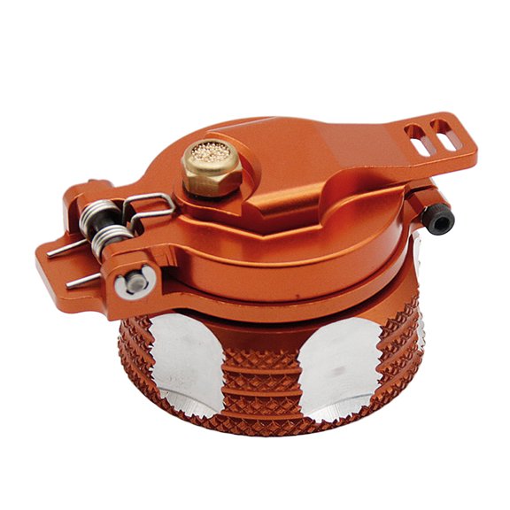 FLMLF RC Car Metal Fuel Tank Cap Oil Can Lid Orange for 1/5 HPI BAJA 5B 5T 2.0 ROVAN KING MOTOR