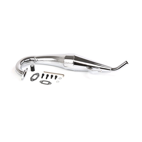 FLMLF RC Car Metal Side Exhaust Pipe Kit for 1/5 Hpi Rova Kingmotor Baja 5b 5t 5sc SS
