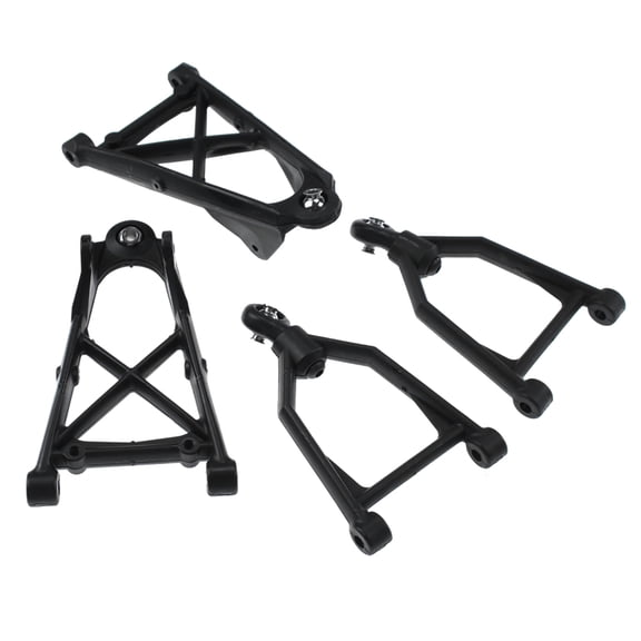 FLMLF RC Car Plastic Front Suspension Arm Kit for 1/5 HPI ROFUN ROVAN KM BAJA 5B 5T 5SC