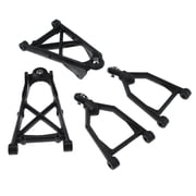 FLMLF RC Car Plastic Front Suspension Arm Kit for 1/5 HPI ROFUN ROVAN KM BAJA 5B 5T 5SC