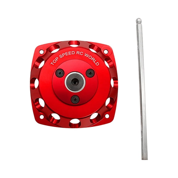 FLMLF RC Electric Rotor Starter CNC Aluminum Red for 1/5 HPI Rovan BAJA LOSI for 23-30.5cc Engines