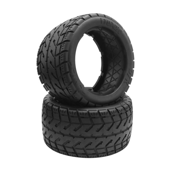 FLMLF RC High Simulation with Fabric Rear Onroad Tires (Set of 2PCS) for 1:5 Scale RC HPI ROFUN ROVAN Kingmotor Baja 5B SS