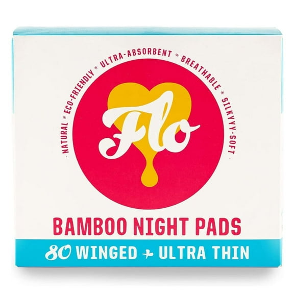 FLO - Pads Bamboo Night 14PC ( Pack of 1)