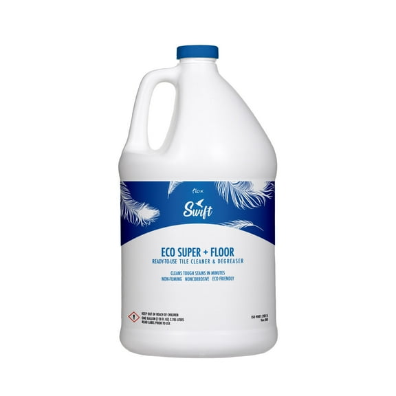 FLO-X SWIFT Eco Super+Floor Tile Cleaner & Degreaser 1GL 4 Pack