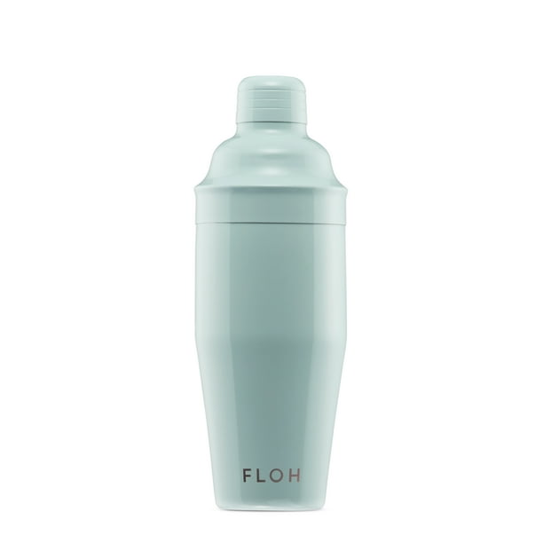 FLOH Cocktail Martini Shaker Stainless Steel in Blue, 25 Oz.