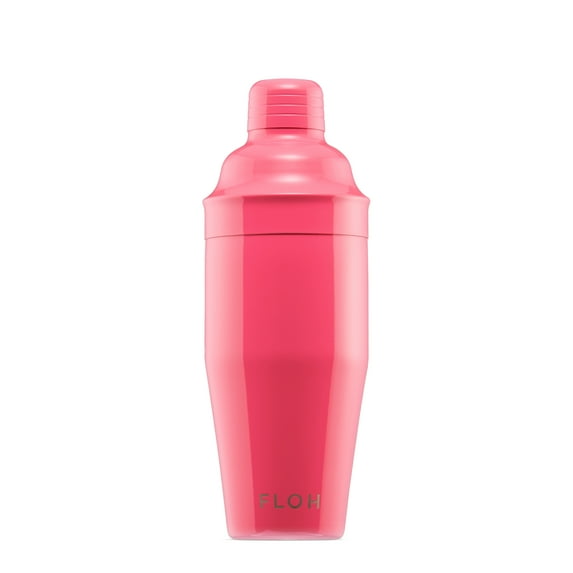 FLOH Cocktail Martini Shaker Stainless Steel in Pink, 25 Oz.