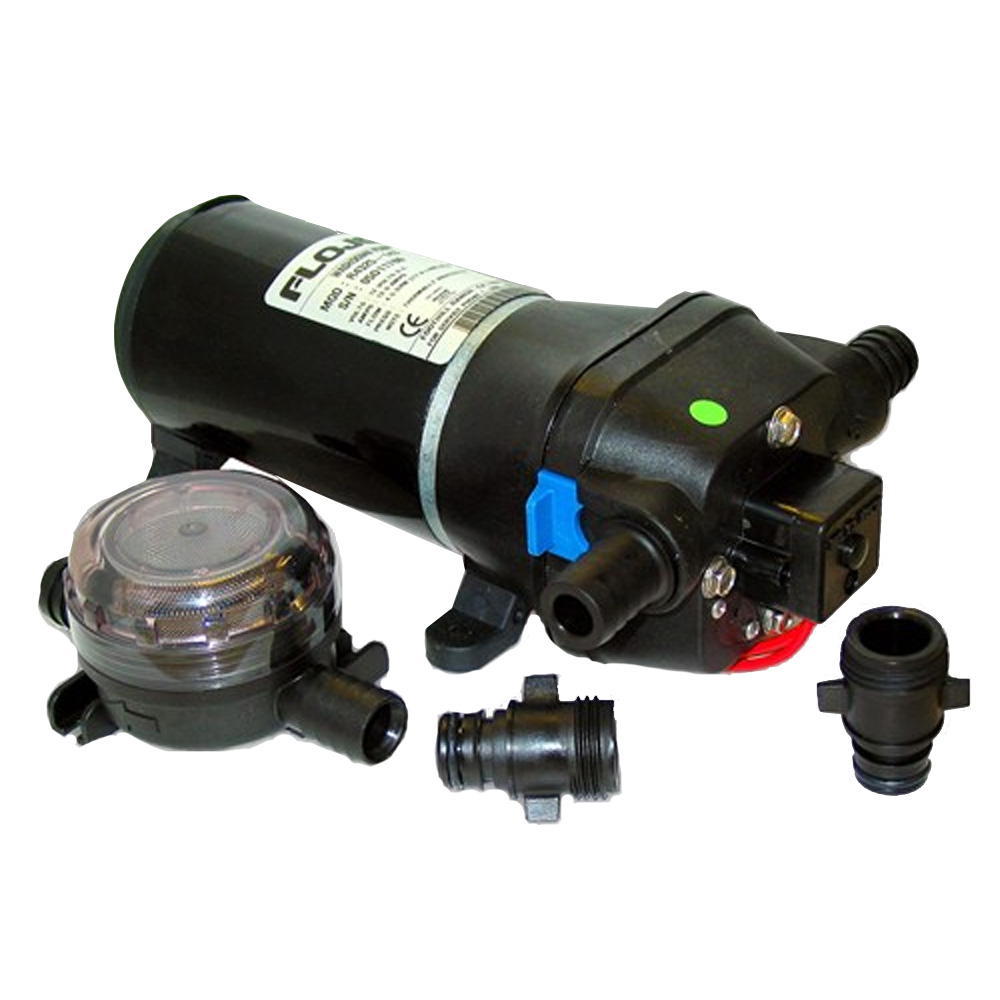 FLOJET 12V 40 PSI HEAVY DUTY WATER PRESSURE PUMP 4.5 GPM - image 1 of 2