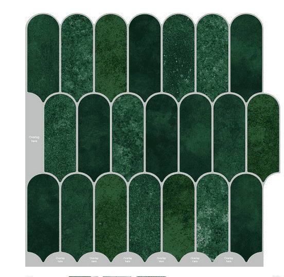 FLOLEOPA 12 x 12 Inch Heavy-Duty Peel and Stick Backsplash, Self-Adhesive Wall Tiles for Kitchen Bathroom Decor, 20-Pack