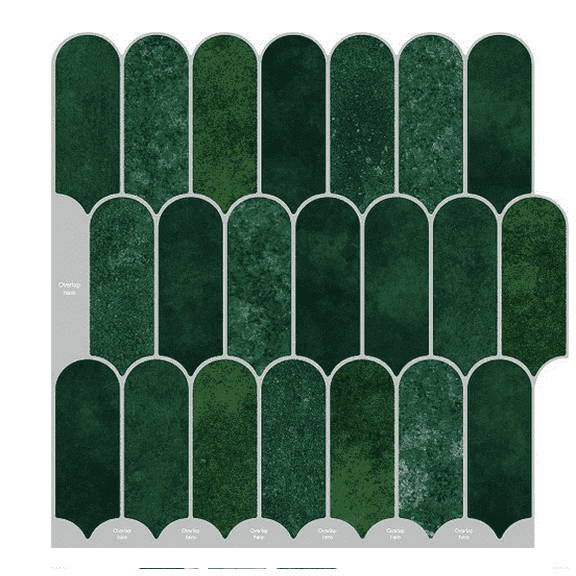 FLOLEOPA 12 x 12 Inch Heavy-Duty Peel and Stick Backsplash, Self-Adhesive Wall Tiles for Kitchen Bathroom Decor, 20-Pack