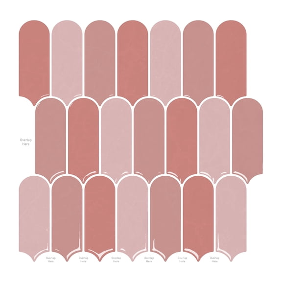 FLOLEOPA 12 x 12 Inch Heavy-Duty Peel and Stick Backsplash, Self-Adhesive Wall Tiles for Kitchen Bathroom Decor, 20-Pack