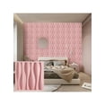 thumbnail image 1 of FLOLEOPA 30-Piece Geometric Texture Pattern Interior Wall Decoration Decorative Wall Panels, 11.8 x 11.8 x 2.7 in, 30 Pack, 1 of 8