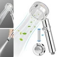 thumbnail image 1 of FLONOZZ High Pressure Shower Head with Handheld, Propeller Shower Head with 1 Filters, 1 of 7