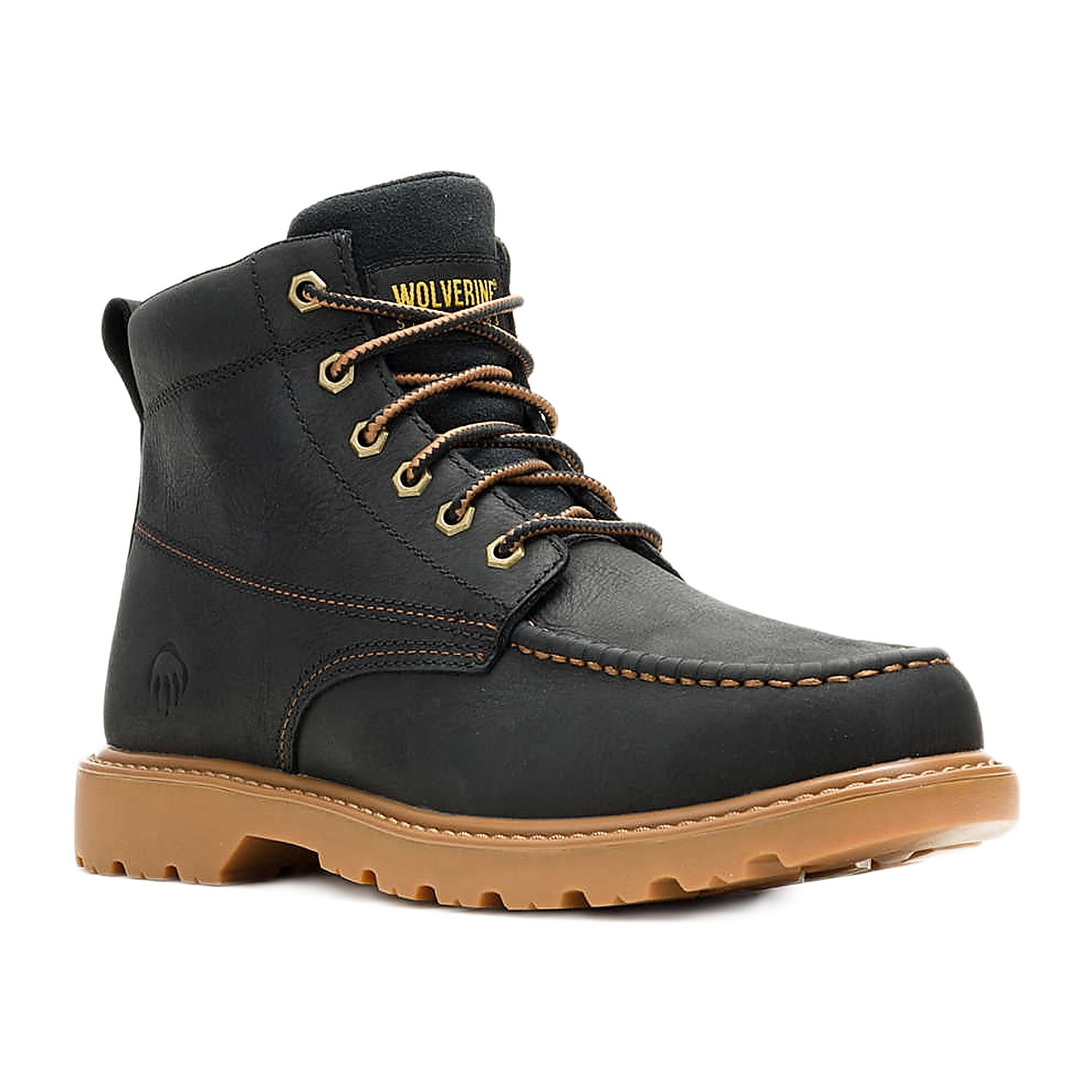Wolverine Floorhand Moc-Toe Slip and Oil Resistant Soft Toe Work