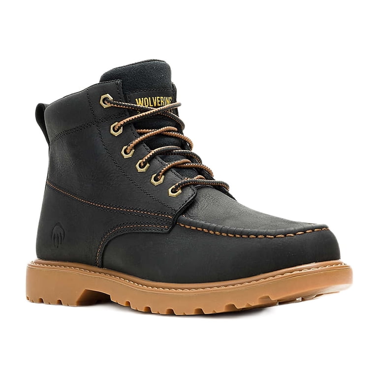 Wolverine Floorhand Moc-Toe Slip and Oil Resistant Soft Toe Work