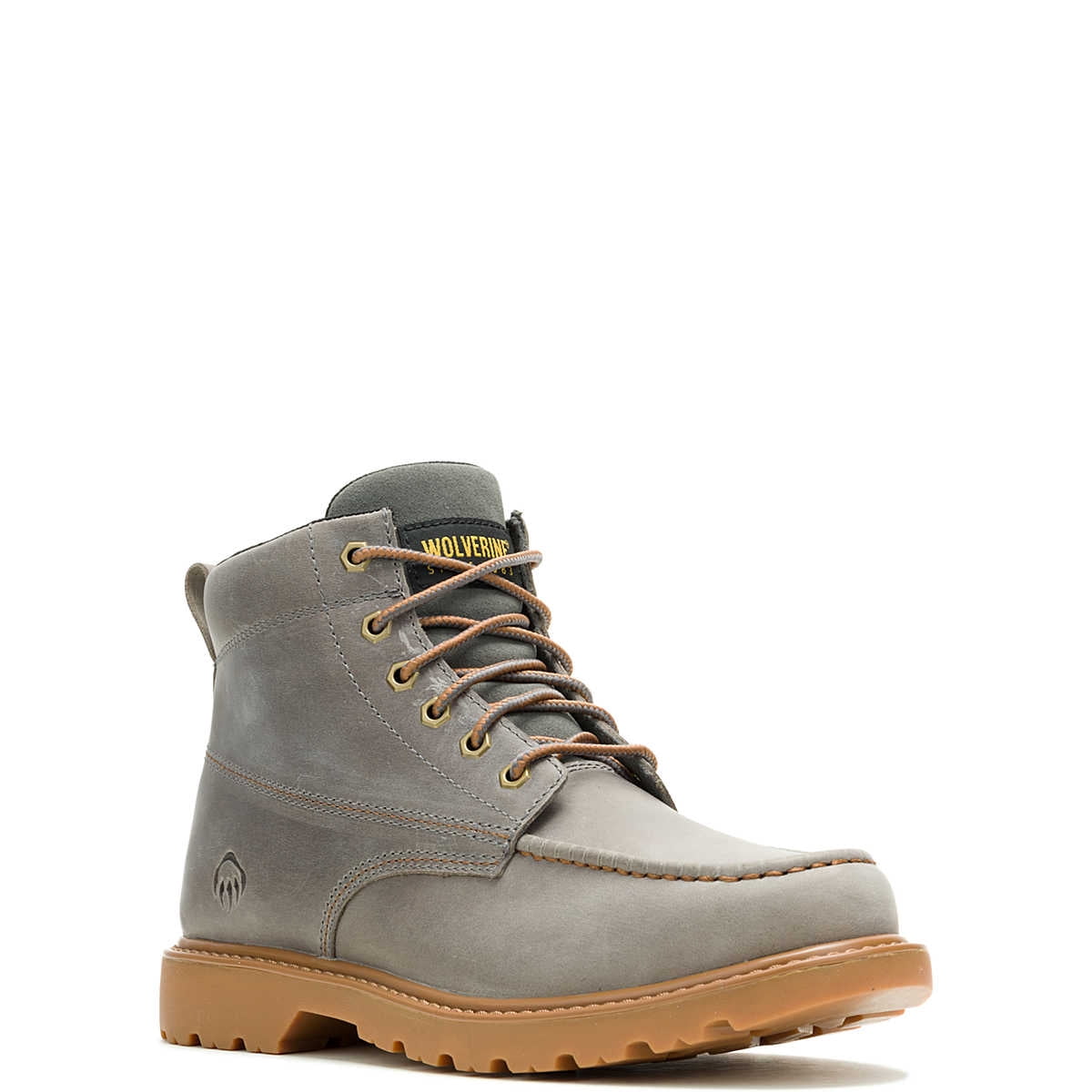 Wolverine Floorhand Moc-Toe Slip and Oil Resistant Soft Toe Work Boots, Wide Width Available