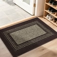 thumbnail image 1 of FLOORHUG Doormat Indoor 20"x 32", Soft and Absorbent Door Mat Non-Slip, Dirt Trapper Door Mats Entry Rug Low Profile Floor Mat Machine Washable Rugs for Entryway, Front Back Door, Brown, 1 of 7