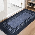 thumbnail image 1 of FLOORHUG Doormat Indoor 20"x 48", Soft and Absorbent Door Mat Non-Slip, Dirt Trapper Door Mats Entry Rug Low Profile Floor Mat Machine Washable Rugs for Entryway, Front Back Door, Blue, 1 of 7