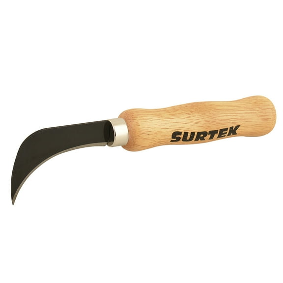 FLOORING KNIFE, 8" WOOD HDLE