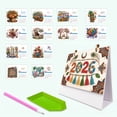 thumbnail image 1 of FLOPESN 2026 Calendar DIY Diamond Art Painting Kits, Creative Design Diamond Art Craft Paper Home Decor, Desk Calendar Desktop Ornaments, 1 of 7