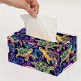 thumbnail image 1 of FLOPESN DIY Diamond Art Painting Wooden Assembly Paper Box, 8.86*5.31in, Creative Design Table Decor Rectangular Paper Towel Storage Box-Turtle, 1 of 6