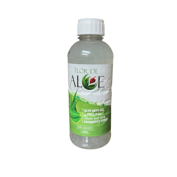 FLOR DE ALOE - ALOE VERA PULPA NATURAL, SABILA RICO EN FIBRA PARA ESTRENIMINETO, SABOR NATURAL