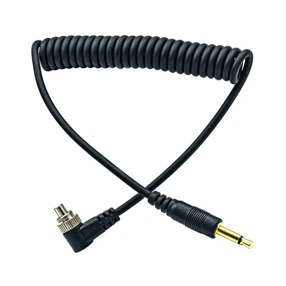 FLORA- 3.5Mm Plug To Male Flash Pc Sync Cord Cable 12" 12 Inch For Studio Photograph...