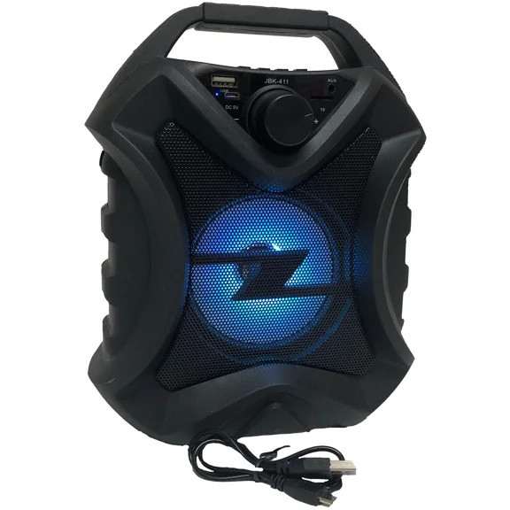 FLORA- Bass Rockers Jbk 411 Fm Radio Tf/Usb Mp3 Player Bluetooth Portable Hi Fi Speaker