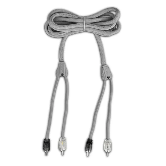FLORA- Ds18 R3/Slv Ultra Flex 100% Ofc Rca Cable Wire 3 Feet Silver