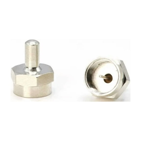 FLORA- F-Type 75 Ohm Terminator With Resistor Coax Coaxial Cable Connector - 25 Pack