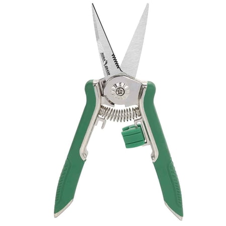 FLORA GUARD 6.5 Bypass Pruning Shears for Gardening,Sharp Plant Trimming Scissors for Precise Cuts (Green)