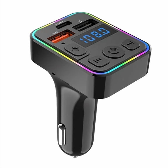 FLORA- Handsfree Call Car Charger, Wireless Bluetooth Fm Transmitter Radio Receiver