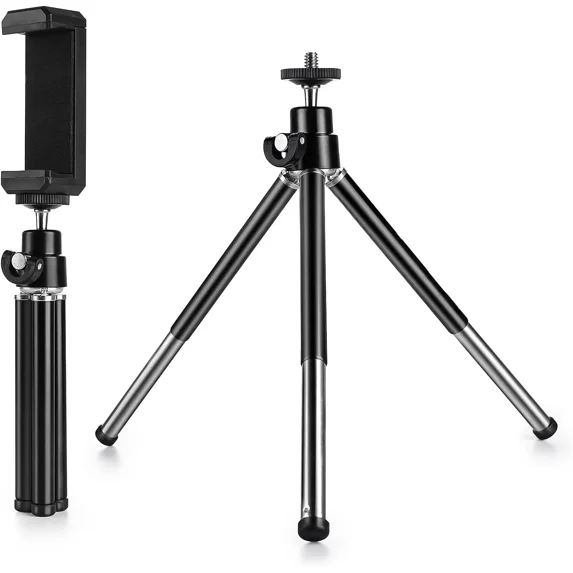 FLORA- Mini Tripod For Webcam And Phone Metal Extendable Webcam Stand