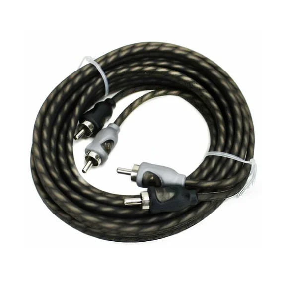 FLORA- Rockford Fosgate Rfi-10 10Ft. Twisted Pair Ofc Signal Rca Cable
