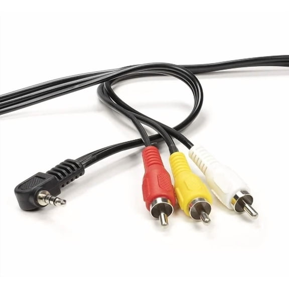 FLORA- Roku Composite Cable- 3.5Mm Male To Rca Red White Yellow Male Cable - 6 Feet