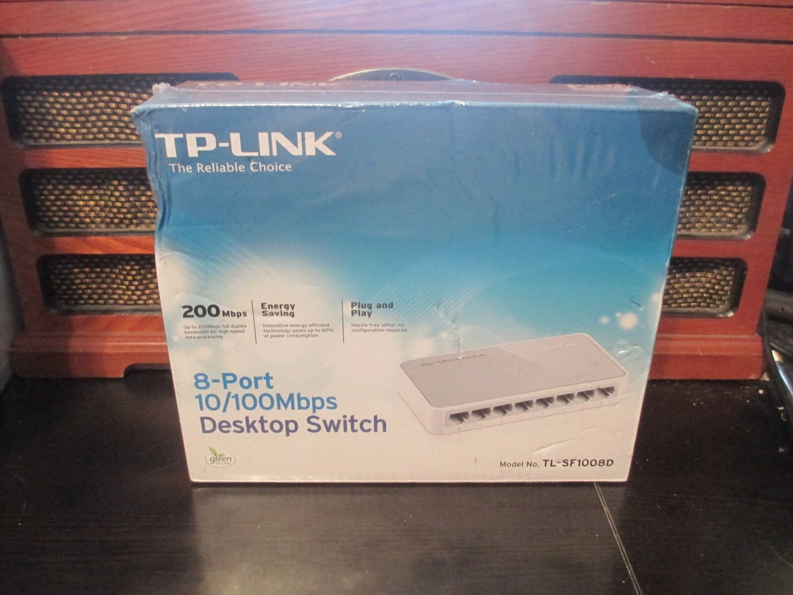 FLORA- Sealed In Box Tp-Link Tl-Sf1008D 8-Port Desktop Switch 10/100 Mbps Network New