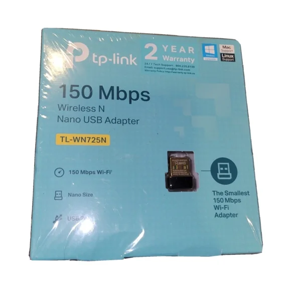 FLORA- Tp Link Wireless N Nano Usb Adapter - Tl-Wn725N - 150Mbps Usb 2.0