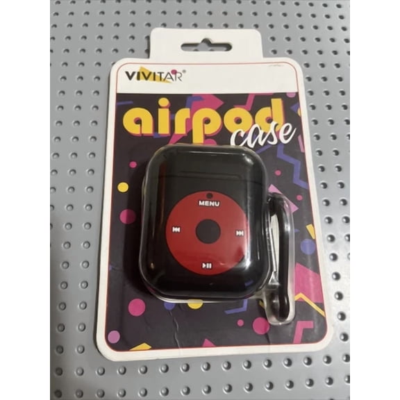 FLORA- Vivitar Airpod Case With Clip Retro Game Design New In Package